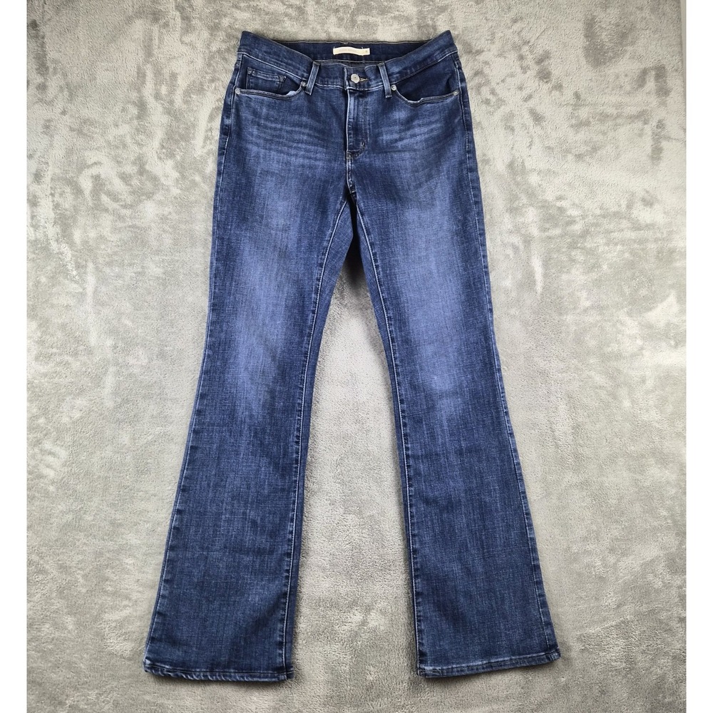 Levis Classic Bootcut Jeans Womens 8 (fits 29x31) Blue Denim Stretch Western